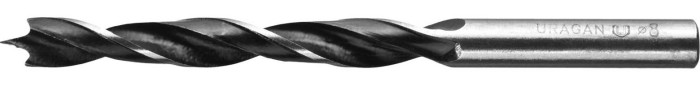 URAGAN d=10 x 120/75 мм, спиральное сверло по дереву 29419-120-10