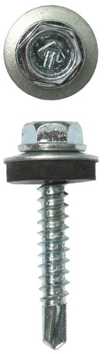 ЗУБР 29 х 4.8 мм, 2500 шт., СКД саморезы кровельные для деревянной обрешетки 4-300310-48-029 Профессионал