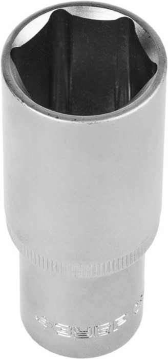 ЗУБР 1/2&quot;, 22 мм, Cr-V сталь, хромированная, торцовая головка 27726-22