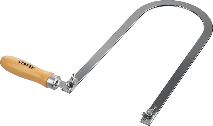 STAYER 130x250 мм, лобзик ручной хромированный 1530-25_z02 Master