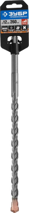 ЗУБР  12 x 260 мм, SDS-Plus, бур по бетону 29314-260-12_z01 Профессионал