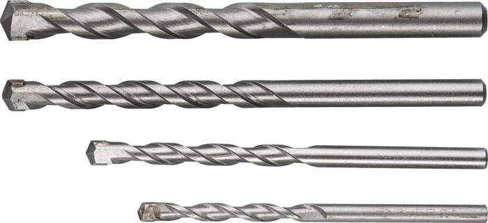 ЗУБР 4 шт: Ø 5-6-8-10 мм, набор сверл по бетону 2922-H4