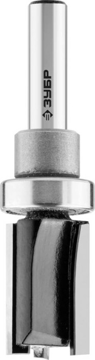 ЗУБР 19 x 26 мм, хвостовик 8 мм, фреза пазовая прямая с верхним подшипником 28781-19-26 Профессионал