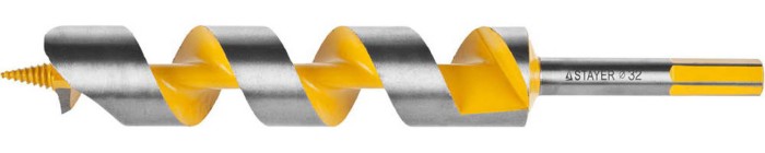 STAYER d=32 х 235 мм, HEX хвостовик, сверло по дереву, спираль Левиса &quot;Spiral&quot; 29475-235-32