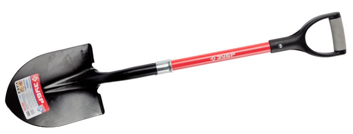 ЗУБР 295х215х1000 мм, фиберглассовый черенок, с рукояткой, лопата штыковая 39547_z01