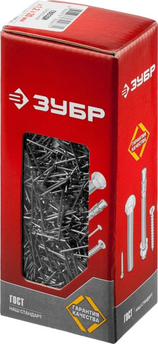 ЗУБР 20 х 1.2 мм, 1 кг, ГОСТ 4028-64, гвозди строительные 305011-12-020