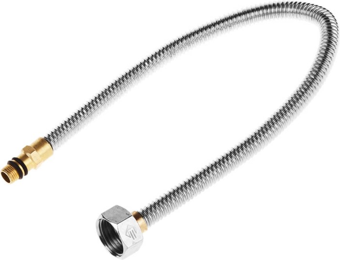 ЗУБР 1/2&quot;, 0.4 м, сильфонная из нержавеющей стали, для смесителя, укороченная подводка 51012-040