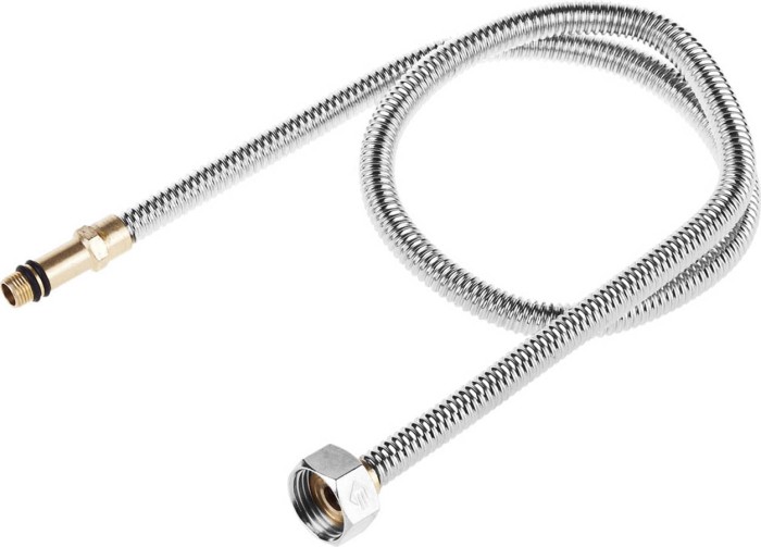 ЗУБР 1/2&quot;, 0.8 м, сильфонная из нержавеющей стали, для смесителя, удлиненная подводка 51013-080