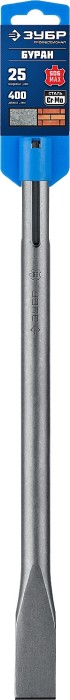 ЗУБР 25 x 400 мм, SDS-max, зубило плоское 29382-25-400_z01 Профессионал