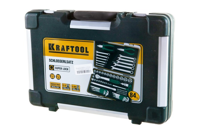 KRAFTOOL 84 шт., набор слесарно-монтажного инструмента INDUSTRY 27977-H84 Industrie