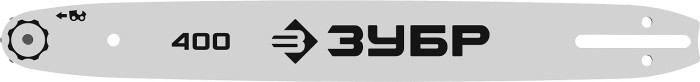 ЗУБР  тип 4, шаг 3/8", паз 1.3 мм, 40 см, шина для электро и бензо пил (70204-40)