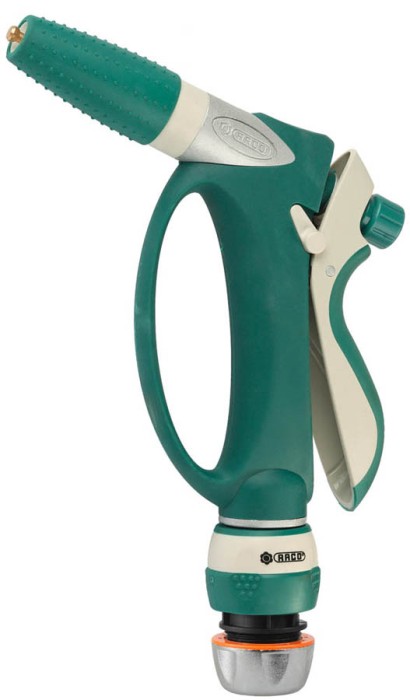 RACO плавная регулировка, курок сзади, с соединителем 1/2&quot;, металлический с TPR, пистолет поливочный 334C 4256-55/334C