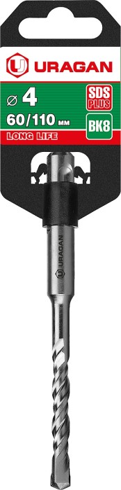 URAGAN 4 х 110 мм, SDS-Plus, бур по бетону 29311-110-04