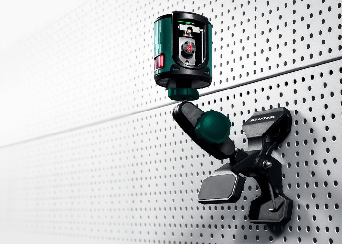 KRAFTOOL универсальный шарнирный держатель- клипса MM2 34704