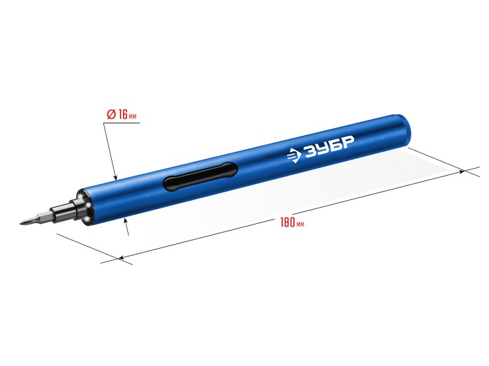ЗУБР отвертка аккумуляторная 3V для точных работ с набором бит ОТР-3 Н20 Профессионал