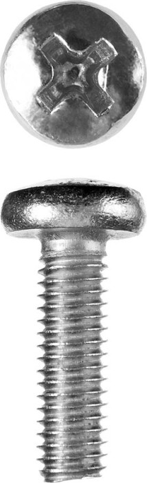 ЗУБР M6 x 20 мм, 5 кг, полусферическая головка, винт DIN 7985 303150-06-020
