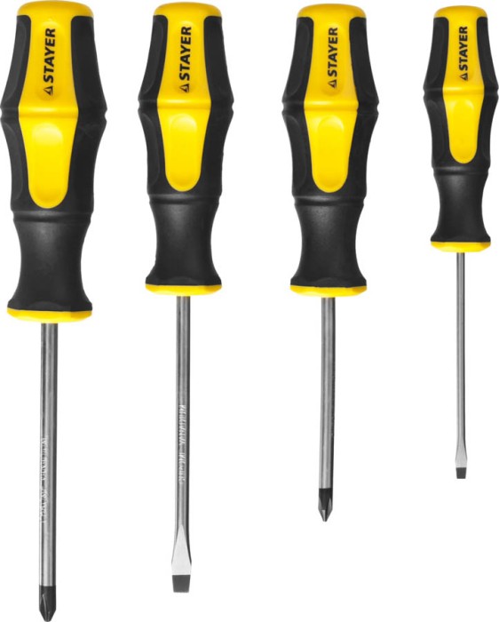 STAYER 4 шт., набор отверток 25055-H4_z02