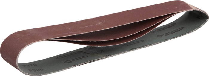 ЗУБР P320, 50х686 мм, 3 шт., лента шлифовальная универсальная бесконечная на тканевой основе для ЗТШМ 35546-320 Мастер