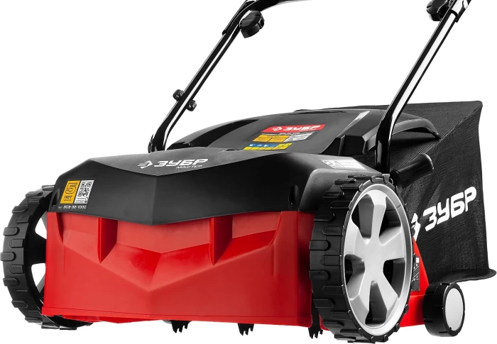 ЗУБР 1000 Вт, 4000 об/мин, 320 мм, скарификатор-аэратор электрический ЗСЭ-32-1000 Мастер