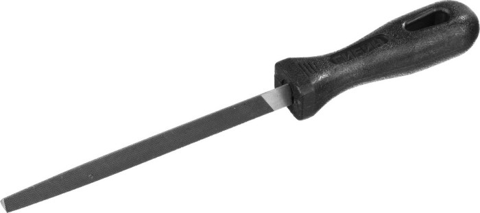 СИБИН 150 мм, с пластиковой рукояткой, трехгранный напильник 16703-15