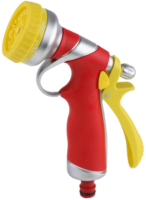 GRINDA 8 режимов, металлический с TPR, курок сзади, пистолет поливочный 8-427143_z01