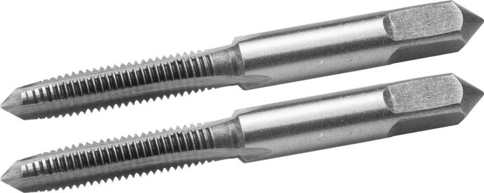 ЗУБР М5 x 0.5 мм, 2 шт., ручные, для нарезания метрической резьбы, комплект метчиков 4-28006-05-0.5-H2