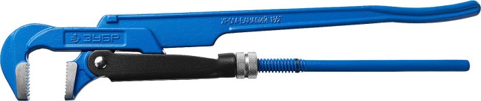 ЗУБР № 2 1 1/2" Cr-V ключ трубный рычажный 27335-2_z01 Профессионал