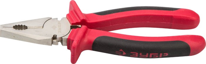 ЗУБР 140 мм, хромированные, плоскогубцы 22025-1-14
