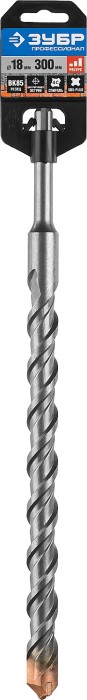 ЗУБР  18 x 300 мм, SDS-Plus, бур по бетону 29314-300-18_z01 Профессионал