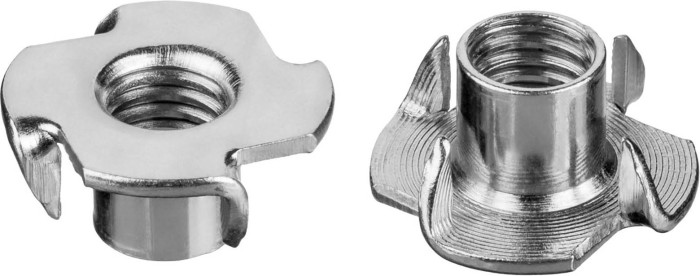 ЗУБР M4x8 мм, 5 кг (2630 шт.), оцинкованная, гайка врезная 303780-04