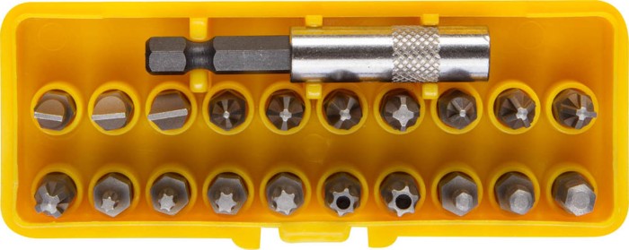 STAYER 21 шт., Cr-V, набор бит с магнитным адаптером 2-26087-H21