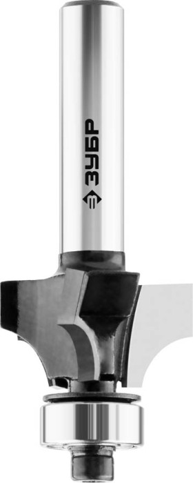 ЗУБР 25.4 x 13 мм, радиус 6.3 мм, фреза кромочная калевочная №1 28784-25.4 Профессионал