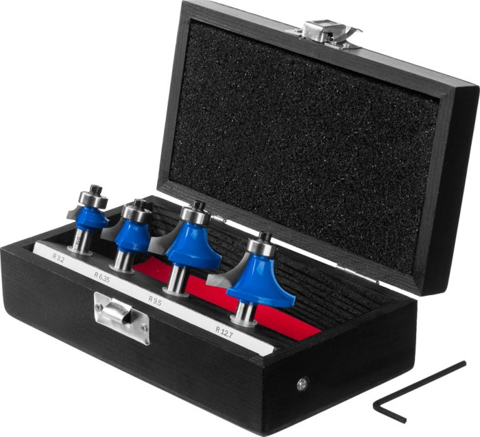 ЗУБР набор профильных фрез по дереву, 4 шт., 28795-H4-2 Профессионал