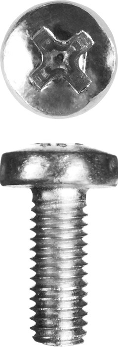 ЗУБР М5 х 12 мм, оцинкованный, винт DIN 7985 303150-05-012