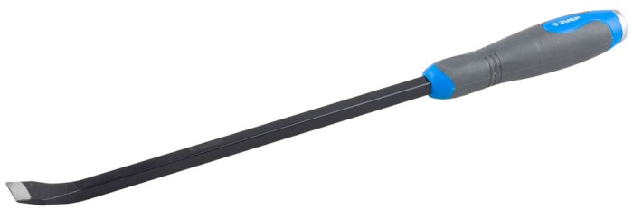 ЗУБР 450 мм, сталь 45, двухкомпонентная рукоятка, монтировка слесарная 2162-450 Профессионал