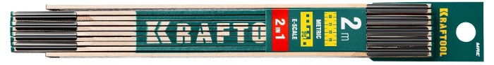 KRAFTOOL 2 м, рейка складная усиленная MRE 34728