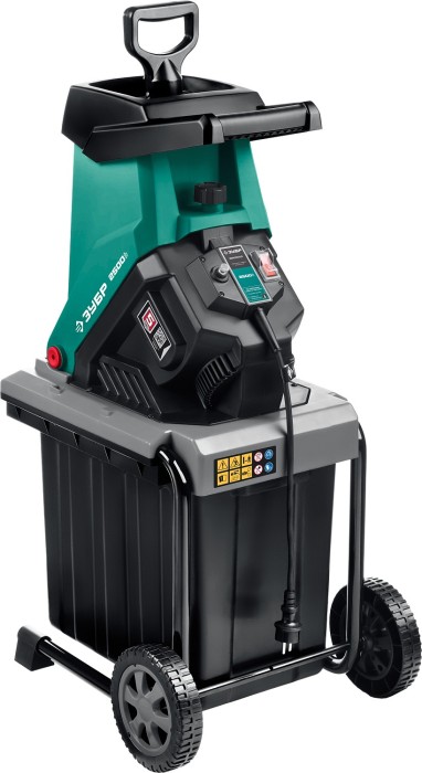 ЗУБР 2500 Вт, 4050 об/мин, измельчитель садовый электрический ЗИЭ-40-2500