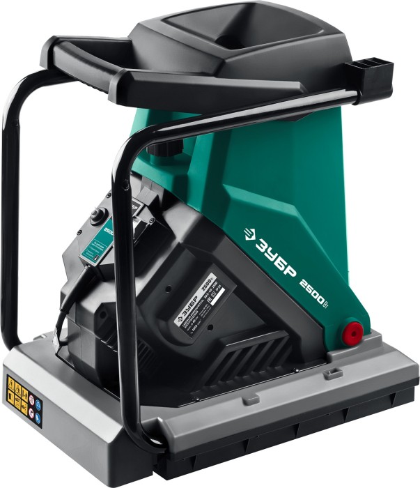 ЗУБР 2500 Вт, 4050 об/мин, измельчитель садовый электрический ЗИЭ-40-2500