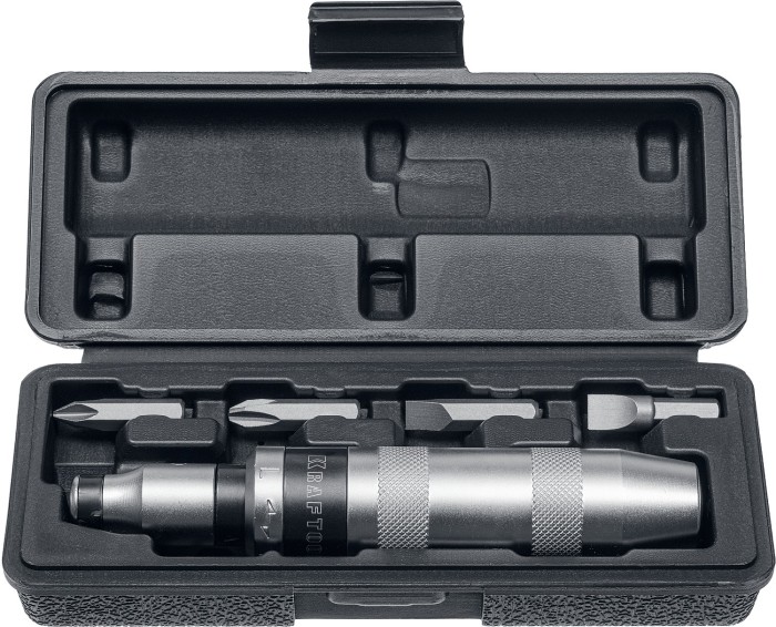 KRAFTOOL  ID-6 6 предм., Ударно-поворотная отвертка (25555)