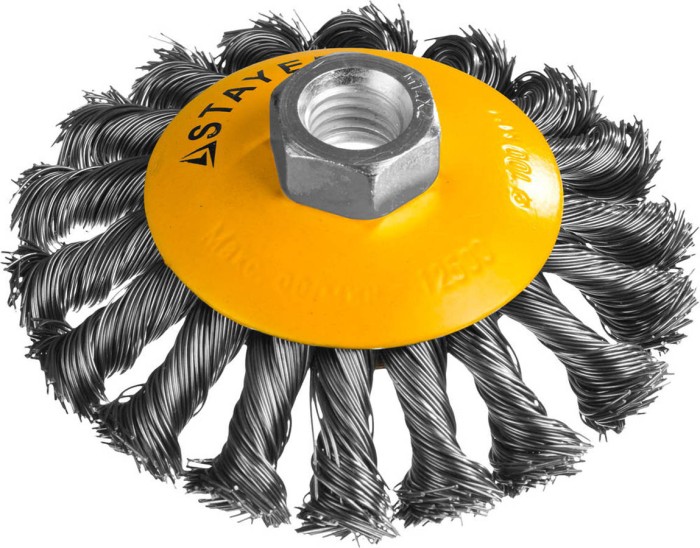 STAYER Ø 100 мм, щетка коническая для УШМ 35135-100 Профессионал