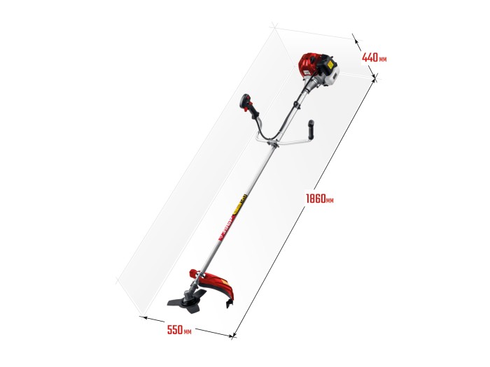 ЗУБР 1 кВт / 1.35 л.с., 33 см3, триммер бензиновый (бензокоса) КРБ-1000