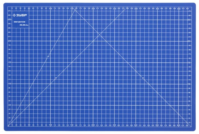 ЗУБР  450х300х3 мм, Непрорезаемый коврик (09902)