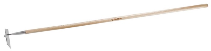 ЗУБР 150х80х1460 мм, деревянный черенок из ясеня, трапециевидная, мотыга ЭКСПЕРТ 4-39487