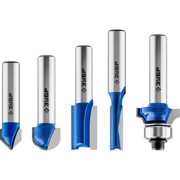 ЗУБР набор профильных фрез по дереву, 5 шт., 28795-H5 Профессионал