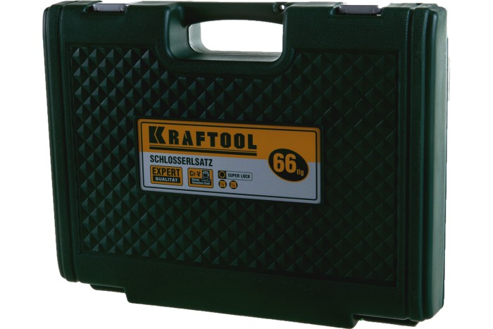 KRAFTOOL 66 шт., набор слесарно-монтажного инструмента EXTREM-66 27976-H66 Expert