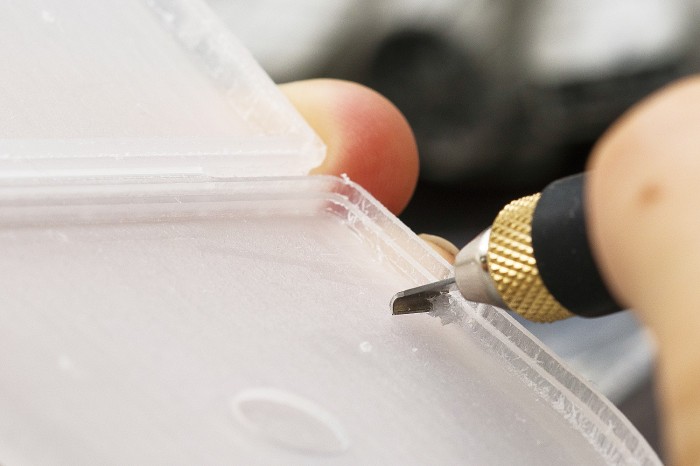 OLFA 6 мм, нож перовой с профильными лезвиями OL-AK-4