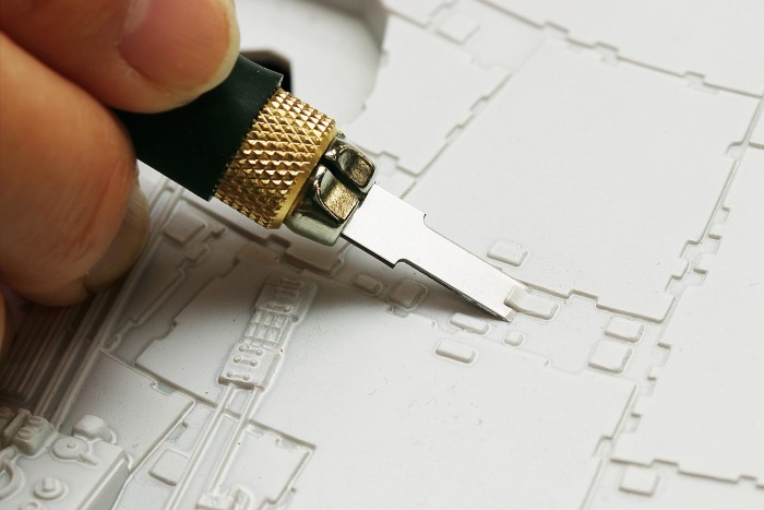 OLFA 6 мм, нож перовой с профильными лезвиями OL-AK-4