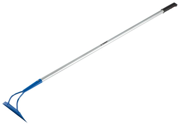 ЗУБР 215x65x1465 мм, материал лезвия углеродистая сталь, алюминиевый черенок, мотыга 39594