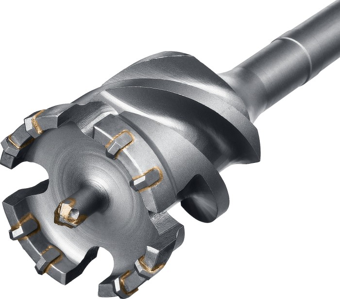 ЗУБР d=80 x 600 мм, проломной, SDS-max, бур по бетону 29330-80-600 Профессионал