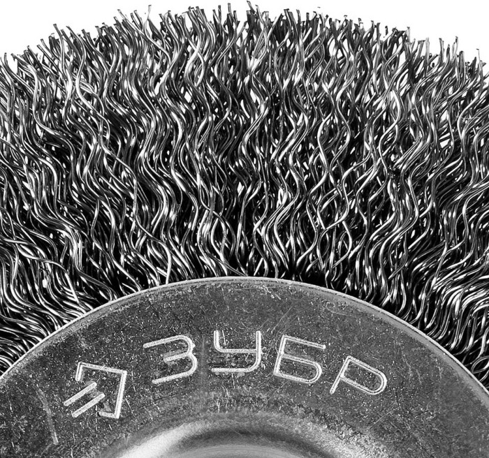 ЗУБР  75 мм, проволока 0.3 мм, щетка дисковая для дрели 35198-075_z02 Профессионал